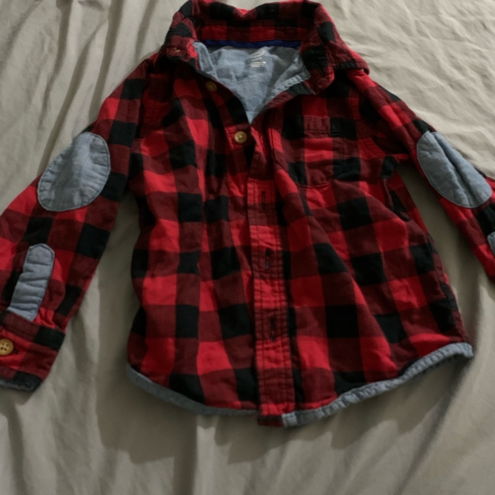 Flannel button down